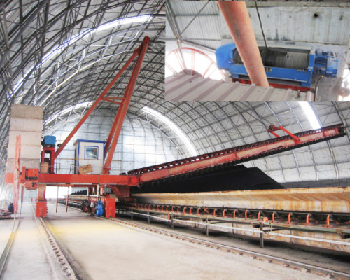 Récupérateur de grattoir latéral avec longueur de bras de 11 à 36 mètres