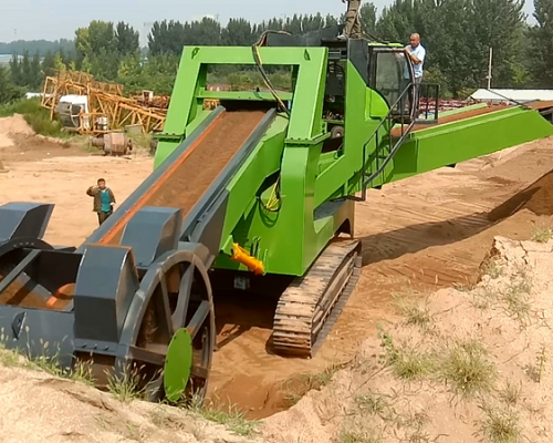 JXLQ-500 Crawler double roue à godets mobile